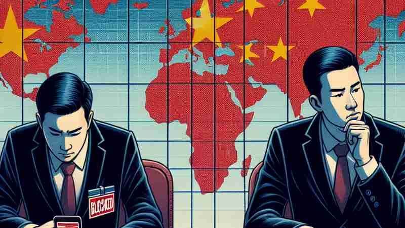 New State Secrets Law in China: US Tech Firms Caught between Business and National Security, Concept art for illustrative purpose, tags: chinas - Monok