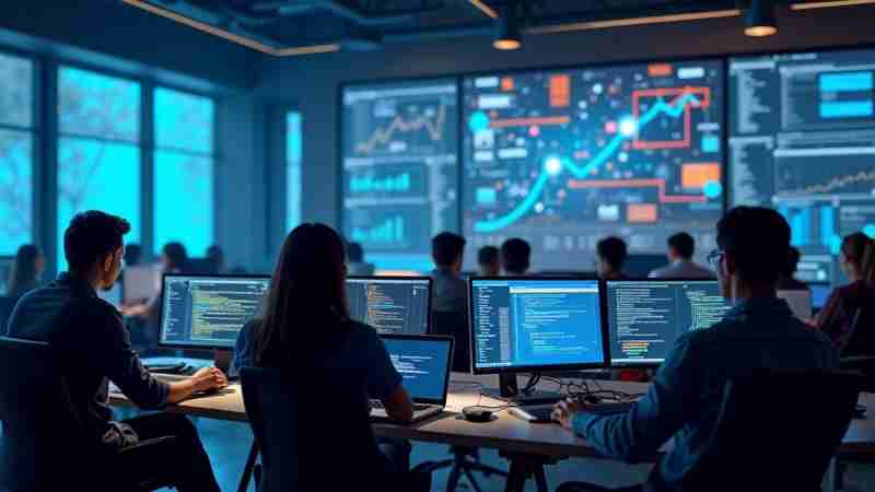 2025-2034: The Surge in Application Lifecycle Management and Software Lifecycle Management Markets, Concept art for illustrative purpose, tags: und durch - Monok